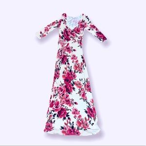 Hello Miz Women’s Maternity Maxi Dress